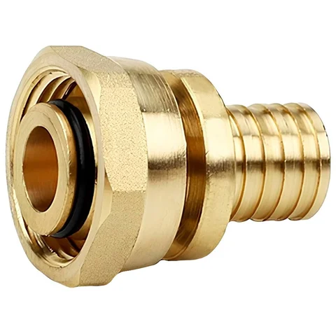 Муфта VARMEGA Slide-fit переходная (на евроконус) с накидн. гайкой, 20x3/4"EK, акс., латунь, VM51712