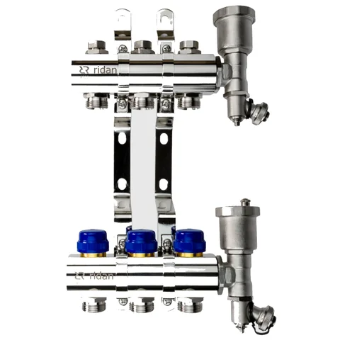 Группа коллекторная РИДАН FHF-9R set: коллектор + кронштейн + торцевая секция