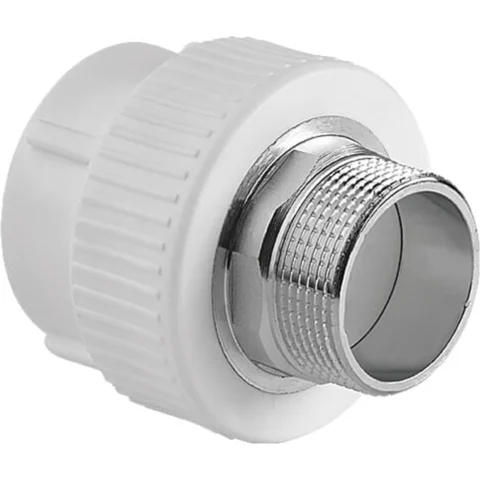 Муфта TEBO бел. PP-R комбинированная 90х3" НР под ключ (1/5), арт. 015020714