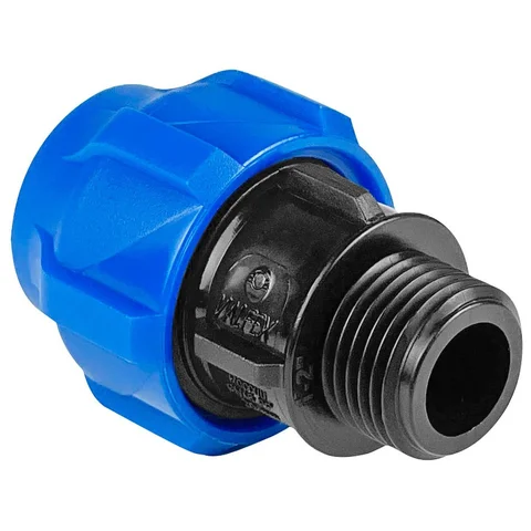 Муфта ПНД компрессионная НР 20*1/2" наружная резьба (VALFEX)