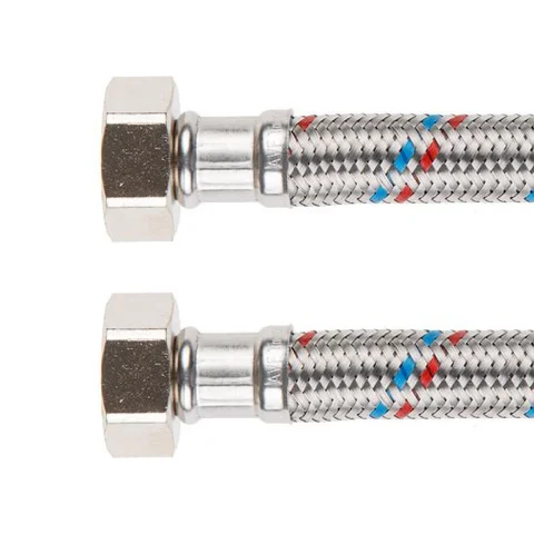 Подводка гибкая для воды AV ENGINEERING гайка 1/2"- гайка 1/2" 80см
