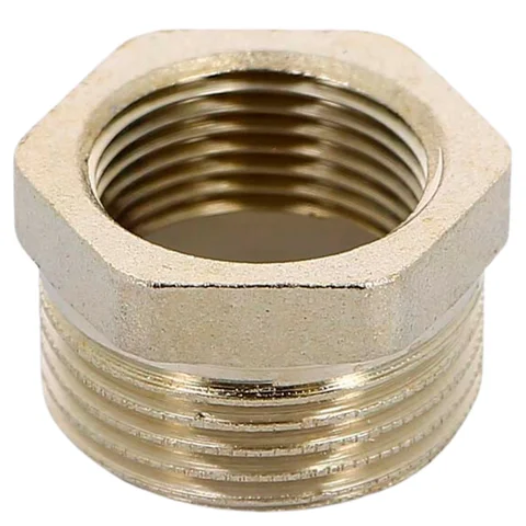 Футорка Uni-Fitt НВ 3/4"х1/2" никелированная