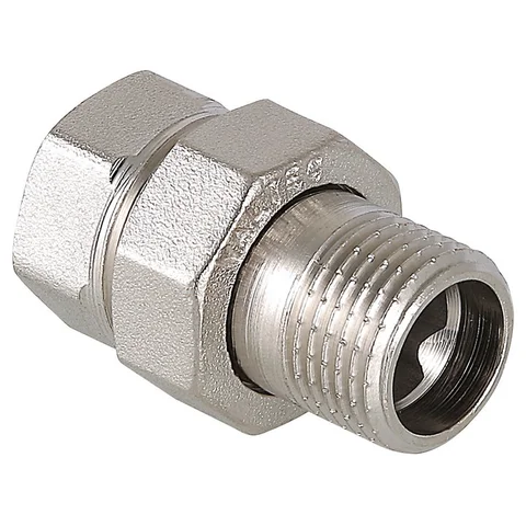 Сгон прямой разъемный (американка) ВН внутренняя наружная резьба 1/2" (Valtec VT 341) уп 10 шт