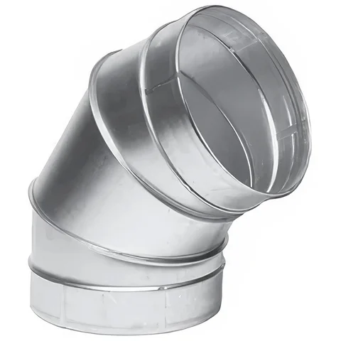 Отвод круглого сечения оц. 0,50 Ф250-45-250