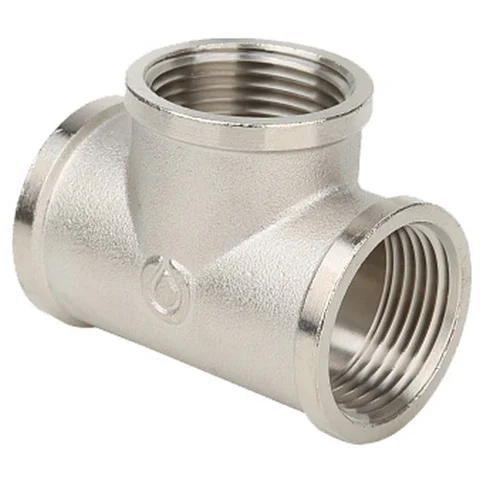 Тройник Gappo ВР-ВР-ВР никелированный 1" x 3/4" x 1"