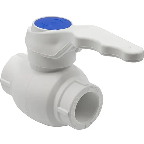 Кран шаровой THERMOLIGHT ручка PP-R 20 белый, UPF 005 20 00 00 W