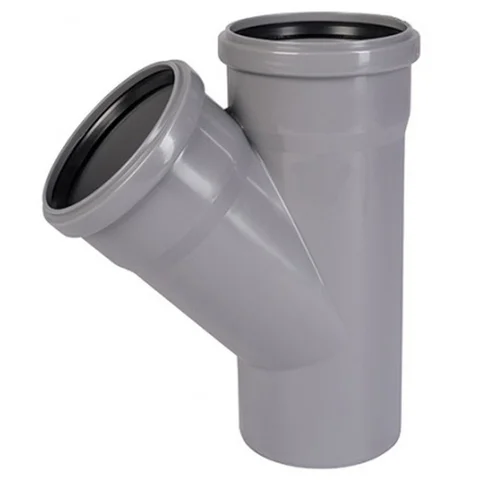Тройник Ostendorf 32/32x45гр. HTEA Внутр.кан. PPS белый