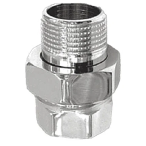 Соединитель VIEIR прямой, разъемный (американка) ВН 1/2" хром HJX33