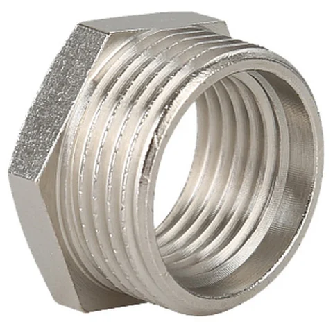 Футорка Gappo НР-ВР никелированная 1/2" х 1/4"