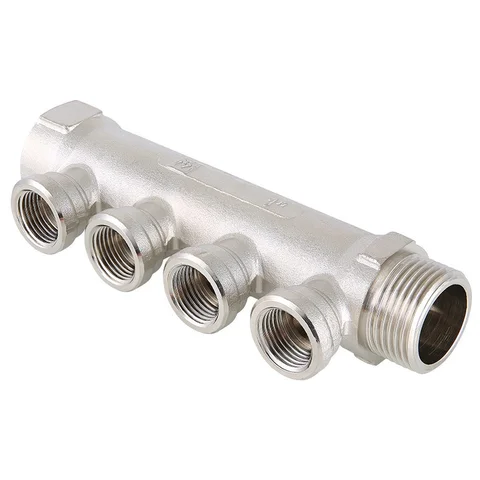 Коллектор внутренняя резьба 2 выхода 3/4" * 1/2" (VTc.550.N) (Valtec)