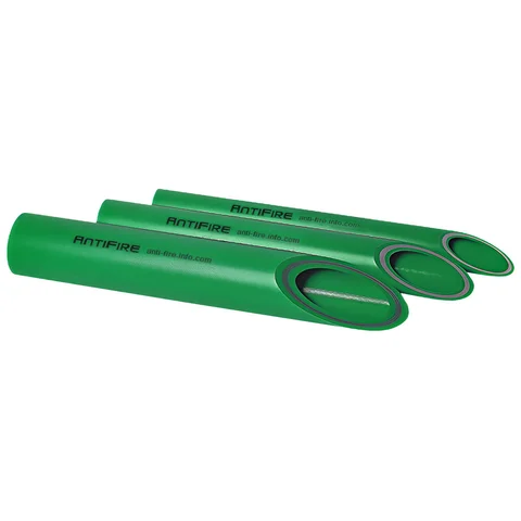 Труба PP-R AntiFire FR FireResistant SDR 17 D140 L3м Green