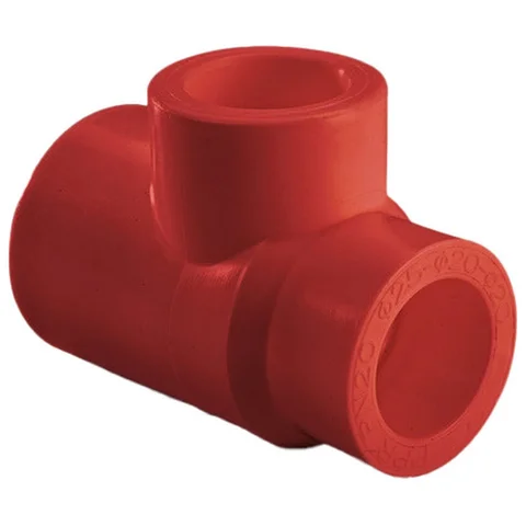 Тройник ПП AntiFire переходный D125х90х125 Red 034766