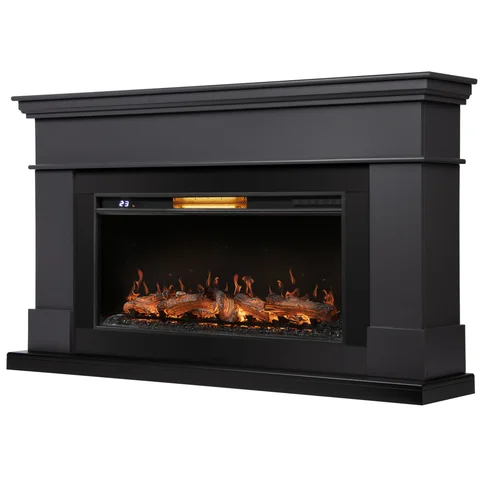 Каминокомплект: Очаг Royal Thermo Aurora RTFP/P-AR40LS, портал California 42/40/36, графит