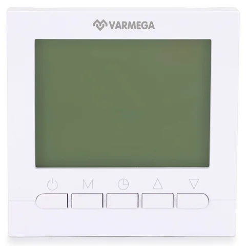 Термостат комнатный VARMEGA, VM19221, проводной, белый