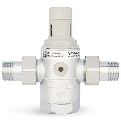 Редуктор давления VARMEGA 3/4", PN25, мембранный, с разъемными соединениями, VM12902
