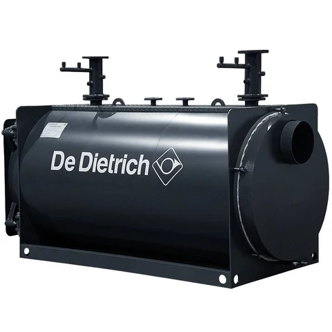 Котел стальной DE DIETRICH CA R 450 напольный, 1 конт., откр.кам.сгор. газ./диз, наддув, без п/у