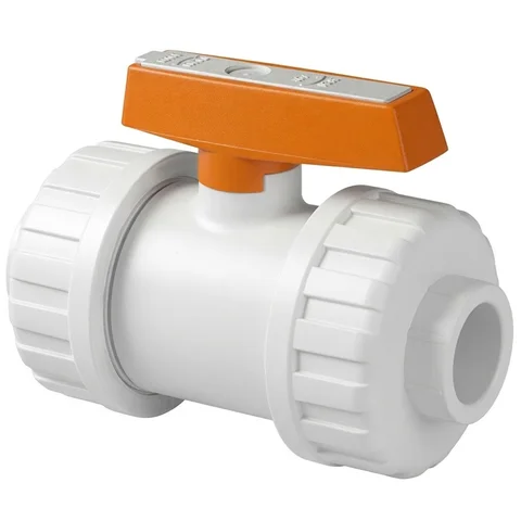 Кран шаровый TUM PLASTIK PPRC TR-TP 25 для агрессивных сред VPPB-025