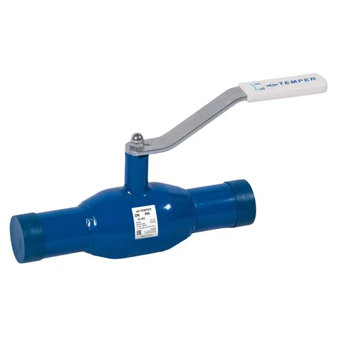 Кран шаровой TEMPER DN50 PN40 с/проходной приварной, 28220050