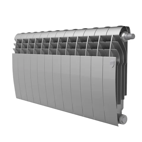 Радиатор Royal Thermo BiLiner 350 /Silver Satin VR - 12 секц.