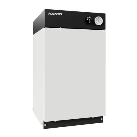 Котел газовый ЛЕМАКС NORM-40 энергонезависимый, напольный, 1 конт., откр. кам. сгор.