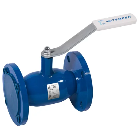 Кран шаровый TEMPER DN100 PN16 с/проходной фланцевый под задвижку, 28620100
