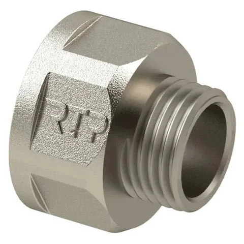 Переходник ВН внутренняя наружная резьба 1/2"х3/8" (31592) уп 10 шт